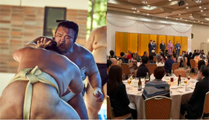 大阪場所の稽古見学付きちゃんこ会